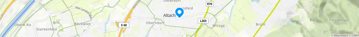Kartendarstellung des Standorts für Apotheke Zum heiligen Nikolaus in 6844 Altach